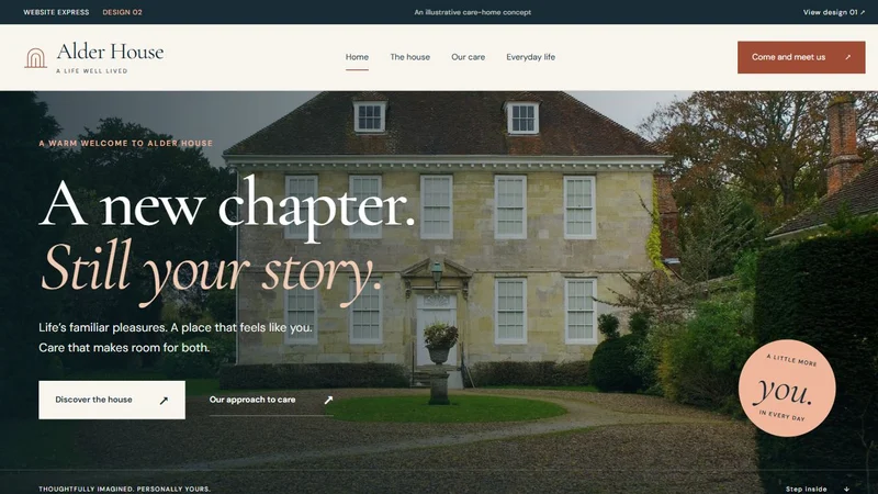 Homepage preview of Alder House
