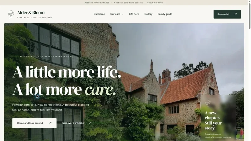 Homepage preview of Alder & Bloom