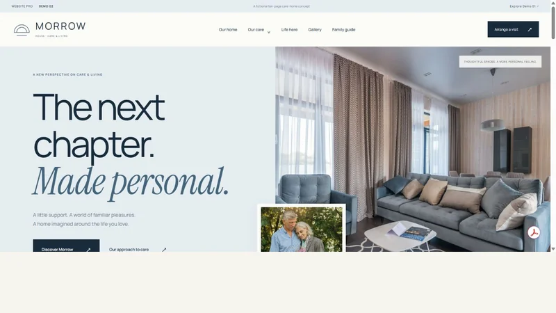 Homepage preview of Morrow House